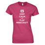 Kép 8/8 - Keep calm MC női póló (Rózsaszín)