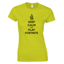 Kép 8/9 - Keep Calm FN női póló (Citrom)