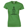 Kép 7/9 - Keep Calm FN női póló (Zöld)