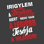 Irigylem a tesóm gyerek póló (B_Grafit)