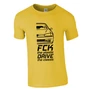 FCK the plastic Peugeot póló (Citrom)
