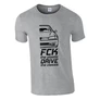FCK the plastic Peugeot póló (Szürke)