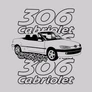 306 cabrio póló (B_Szürke)