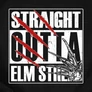 Straight outta Elm street - férfi póló (B_Fekete)