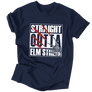 Kép 6/6 - Straight outta Elm street - férfi póló (Sötétkék)