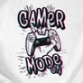 Gamer mode on férfi póló (b_fehér)