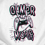 Kép 2/4 - Gamer mode on férfi póló (b_fehér)