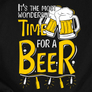 Kép 2/7 - Time for a Beer- férfi póló (B_fekete)