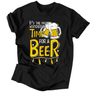 Kép 1/7 - Time for a Beer férfi póló (Fekete)