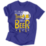 Kép 4/7 - Time for a Beer - férfi póló (királykék)