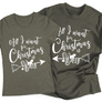 Kép 4/16 - All I want karácsonyi páros póló szett (sötétszürke)