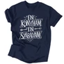 Az én konyhám férfi póló (Sötétkék)