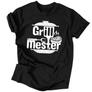 Kép 1/9 - Grillmester férfi póló (Fekete)