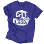 Grillmester férfi póló (Királykék)