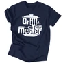 Grillmester férfi póló (Sötétkék)
