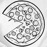 Pizza Love páros póló szett férfi (fehér)
