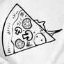 Pizza Love páros póló szett szett női (fehér)