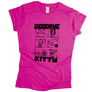 Kép 9/10 - Goodbye Kitty női póló (Rózsaszín)
