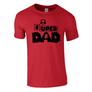 Kép 5/9 - Super Dad férfi póló (piros)