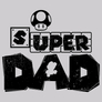Kép 2/9 - Super Dad férfi póló (B_szürke)