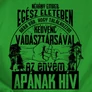 Kedvenc vadásztárs férfi póló (B_zold)