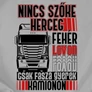 Kamionos fasza gyerek férfi póló (B_szurke)