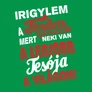 Irigylem a tesóm női póló(B_zöld)