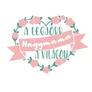 A Legjobb nagymama a világon női póló (B_királykék)