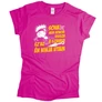 Ez az én ninja utam női póló (Rózsaszín)