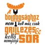 A boldogsághoz póló (Fehér)