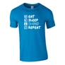 Eat sleep K-POP repeat póló (Türkiz)