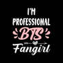 Kép 2/4 - Professional fangirl női póló (B_BTS)