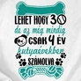 Lehet hogy 30 póló (B_Fehér)