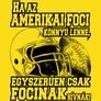 Amerikai foci férfi póló (B_Citrom)