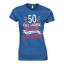 50 éves vagyok női póló (Királykék)
