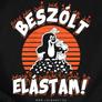 Kép 2/5 - Kisvakond - Beszólt, Elástam női póló (B_Fekete)