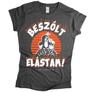Kép 3/5 - Kisvakond - Beszólt, Elástam női póló (Grafit)