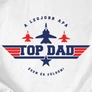 TOP DAD - TOP MOM páros szett (B_fehér_f)
