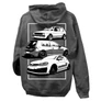 AUTÓBOLOND VW - kapucnis pulóver (grafit)