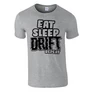 EAT SLEEP DRIFT REPEAT férfi póló (szürke)