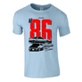 TRUENO AE 86 férfi póló (világoskék)
