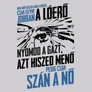 Az irodalom visszavág az M7-esen is póló (B_Szürke)