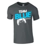 TEAM BLUE PS férfi  póló (grafit)