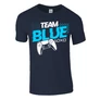 TEAM BLUE PS férfi  póló (sötétkék)