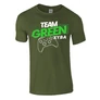 TEAM GREEN XBOX férfi  póló (military)