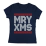 MRY XMS (RUN DMC) női póló (sötétkék)