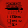Kép 2/5 - KARÁCSONYI KÍVÁNSÁGLISTA 2021 női póló (piros)