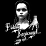 WEDNESDAY KARÁCSONYA női póló (fekete)