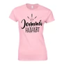 Jommá Hááárt - Jommá Szóóól páros póló női (világosrózsaszín)