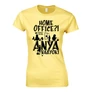 Home office? Anya vagyok! női póló (Citrom)
